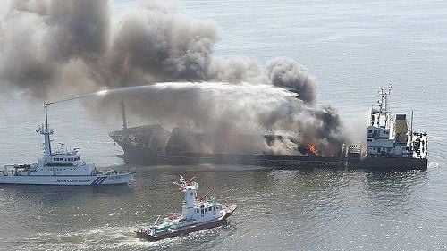 Two Freighter Fires This Week In Japan