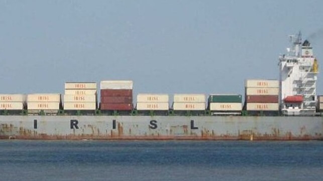 Iran container shipping to Brazil