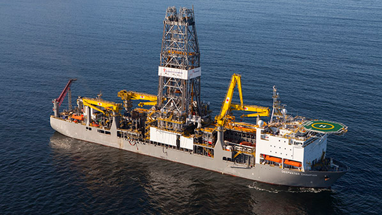 The Deep Water Champion Oil Exploration Rig