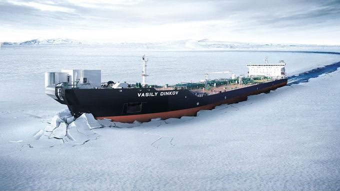 Ice-breaking Tanker