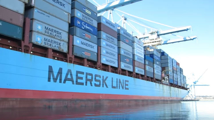 Maersk Line Tracking Cargo