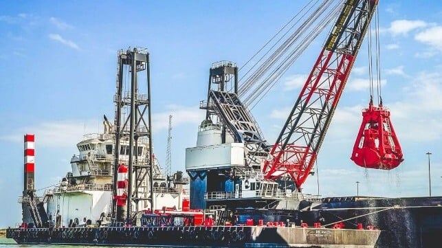 USACE bucket dredge