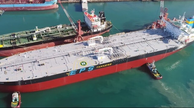tanker struck off Oman