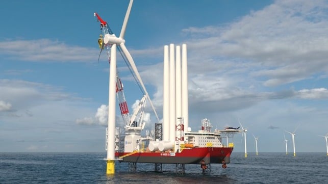 keel laid for Jones Act compliant wind installation vessel