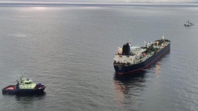 detained shadow fleet tanker