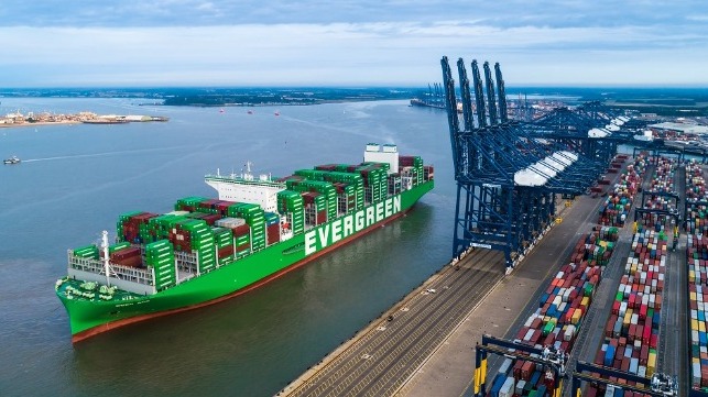 Port Of Felixstowe Welcomes World S Largest Container Ship