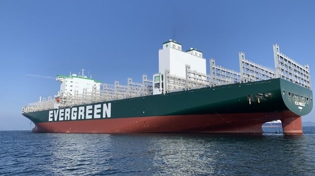 Evergreen large containership order