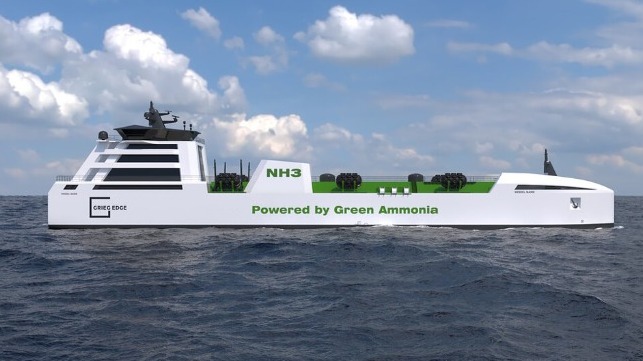 green ammonia tanker design approval