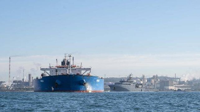 shadow fleet tanker detained in France