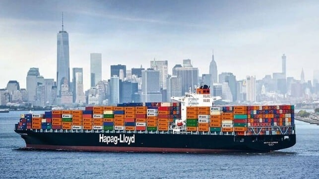 Hapag containership