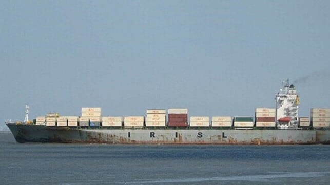 Iranian containership