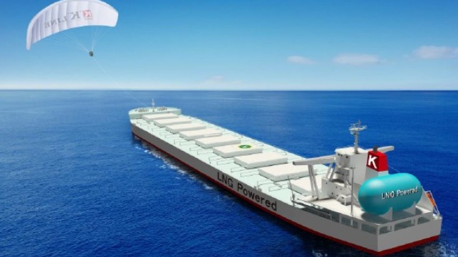 wind kite propulsion expanded to post-Panamax bulkers