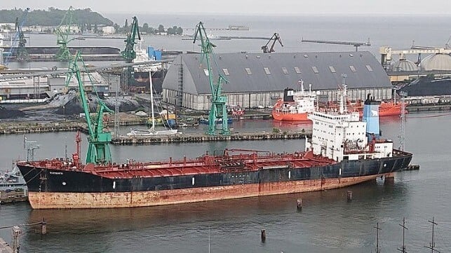 Russian tanker in Poland