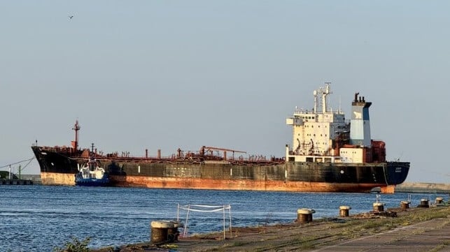 Russian tanker towed from Poland