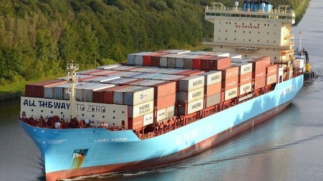 Laura Maersk in Kiel Canal
