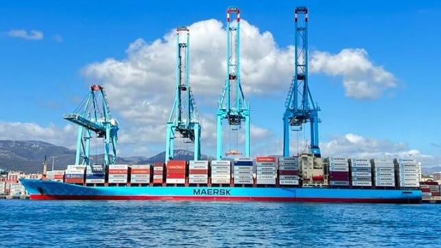 Maersk containership