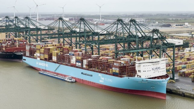 Maersk methanol containership