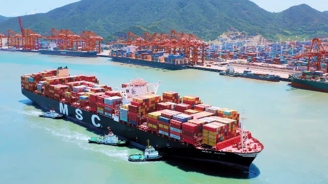 Ningbo China container port