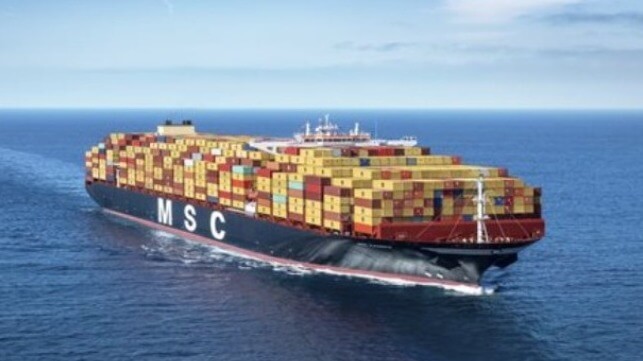 MSC becming largest container line surpassing Maersk