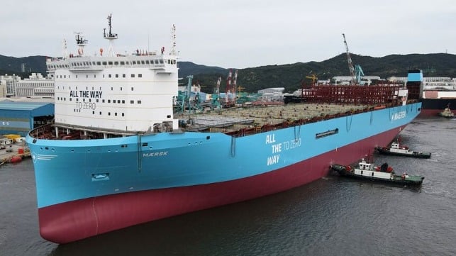 Maersk methanol-fueled containership 