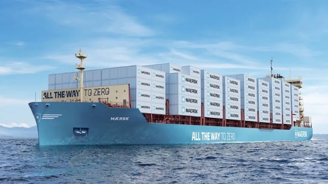 Maersk methanol-fueled containership