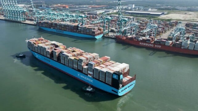 Maersk containership