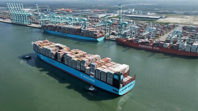 Maersk containership