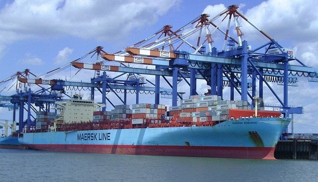 Maersk containership