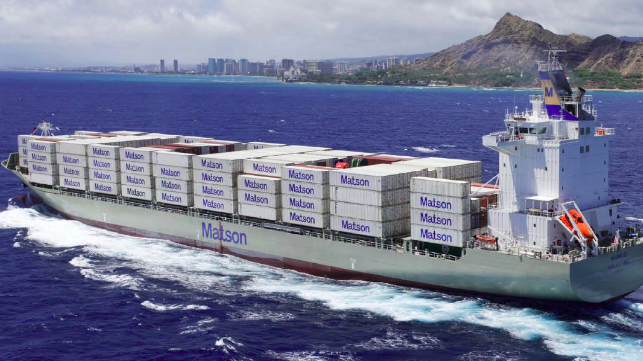 matson opts scrubbers china service container vessels ship courtesy