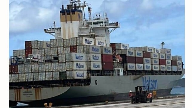 Guam Works to Restore Port Services with Support from Matson