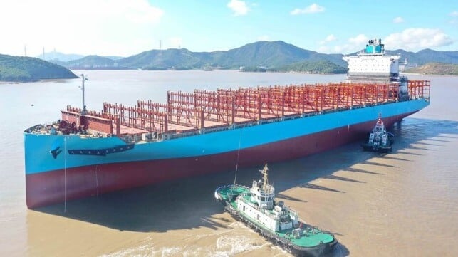 containership floatout