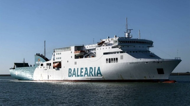 España abre una investigación sobre la muerte de un marinero en un ferry de Baleares