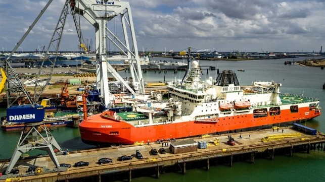 Antarctic research vessel delivered for Australia 