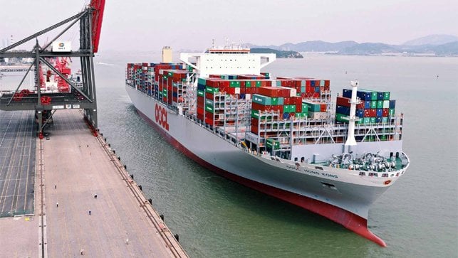 OOCL containership