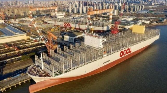 OOCL ultra large container vessel