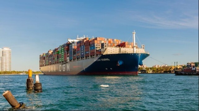 largest containership to arrive in PortMiami