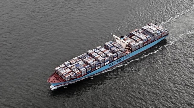 Maersk line boxship