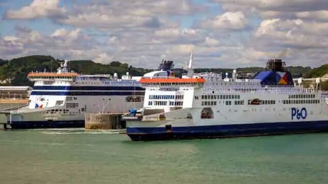 UK government cancels contract with P&O Ferries