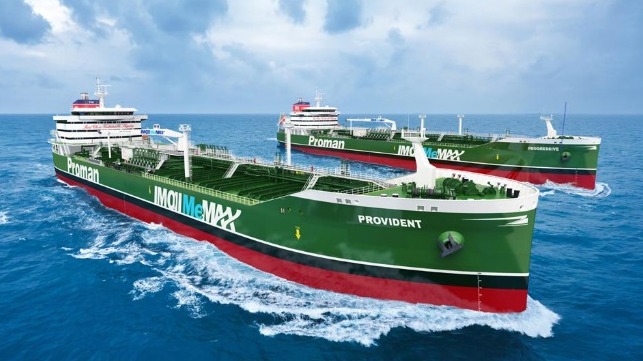 methanol-fueled tankers