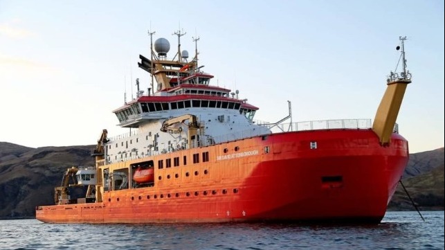 British Arctic research vessel