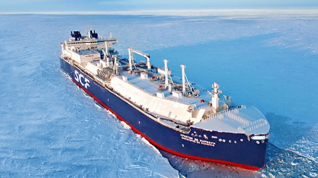 Russian ice-class tanker