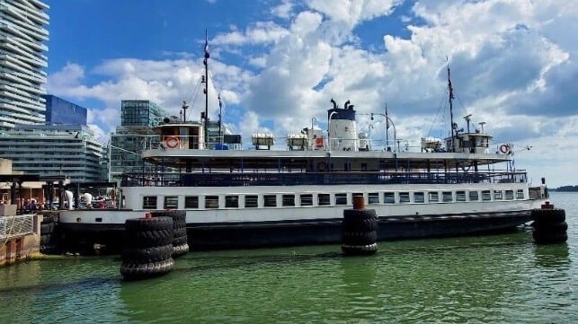 Sam McBride at her berth in downtown Toronto (TSB)