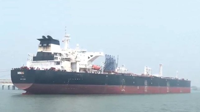 Tanker dockedi n India