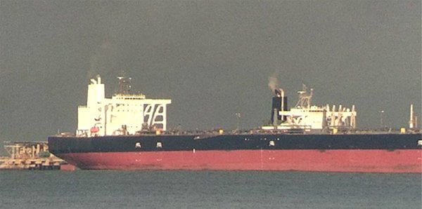 tanker docked in Venezuela