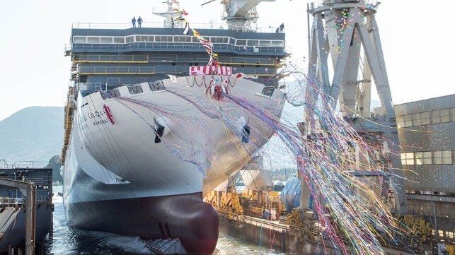 Japan's first LNG-fueled ferry launched