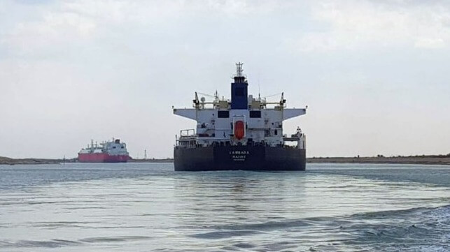 Suez Canal vessel contact