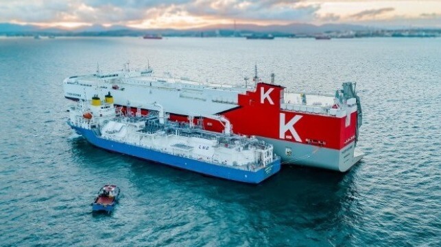 Peninsula Fuels “K” LINE's Thor Highway with LNG in Gibraltar