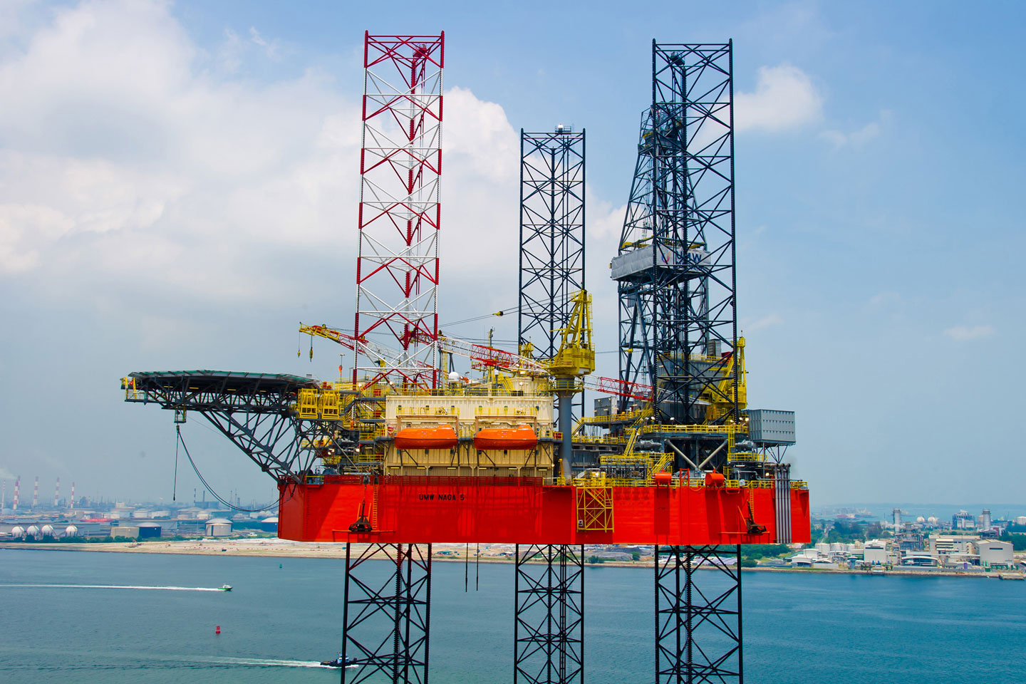 Jack-up Rig Tilts and Sinks Off Malaysia