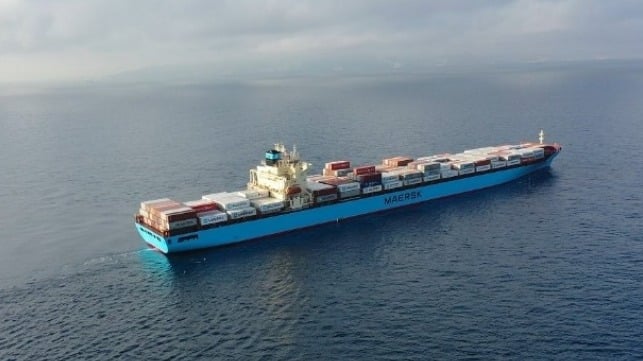 Maersk containership 