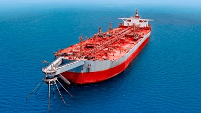 reports of oil leak from aging FSO 